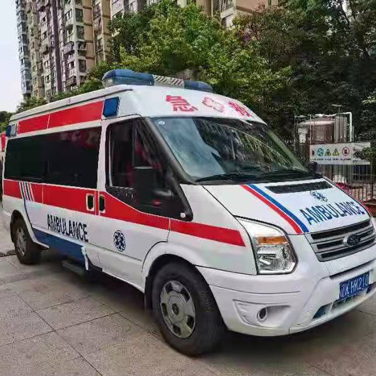 汉寿长途救护车护送病人返乡